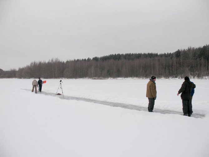 Самозадержание  на льду по-белорусски. (Альпинизм, тренировки, надир, альпинизм, лёд)