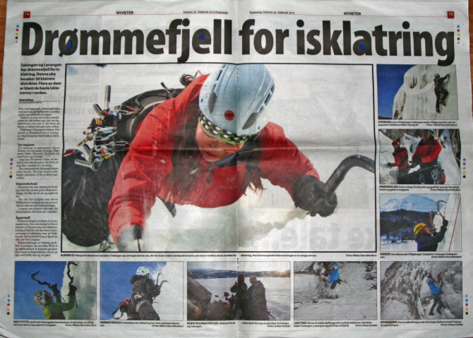 Вам довелось увидеть мечту ледолаза? Нам – да :, Альпинизм, норвегия, ред фокс, red fox, grivel, лофотенские острова, альпекс, женский фестиваль, lofoten, fjellkysten)