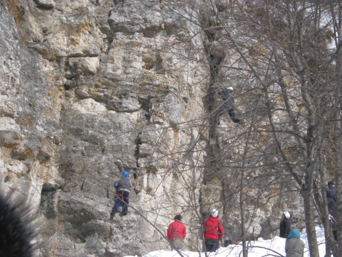 Первые старты пермских скалолазов на скалах 2010 г. (Скалолазание)