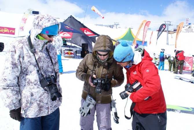 Проведен первый мастер-класс Школы экстремальной фотографии Onsight (Горные лыжи/Сноуборд, школа экстремальной фотографии, лапина, стребелев, фар, вгш)