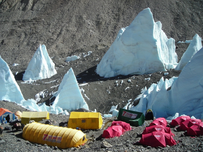 Лавина с Северного Седла Эвереста (Альпинизм, 7 вершин, тибет, абрамов)