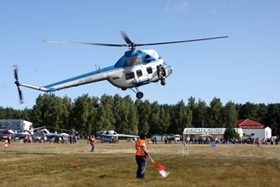 Вертолетные соревнования на аэродроме "Дракино" (Воздух)