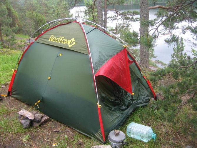 Палатка Solo: испытание лесом, ураганным ветром и дождём. (Альпинизм, туризм, скалолазание, red fox, тестирование, альпинизм)