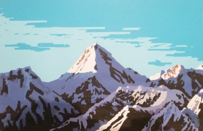 Небесные горы (Альпинизм, 2010, наброски)