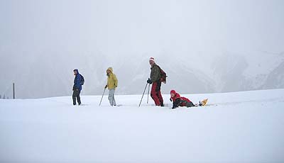 Новогоднее приключение наших в Европе. Снег есть, однако. Но высокоооо. (Горные лыжи/Сноуборд, горные лыжи, курмайер, путешествие)