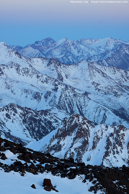 Подборка фотографий с октябрьской вылазки на Эльбрус (Горный туризм, горы, кавказ)
