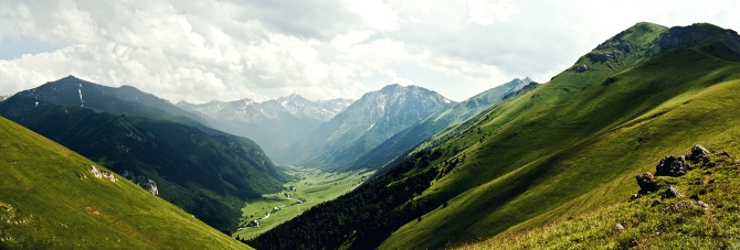 Немного летних фотографий сделанных на Кавказе. (Горный туризм)