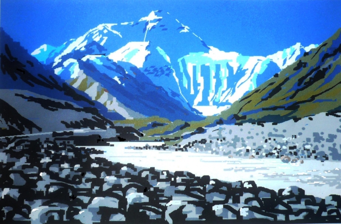 Гималаи (Альпинизм, наброски гор мышкой)