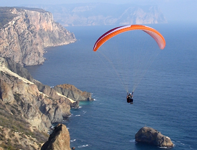 Парапланы в Крыму (Воздух, paragliding, парапланеризм)