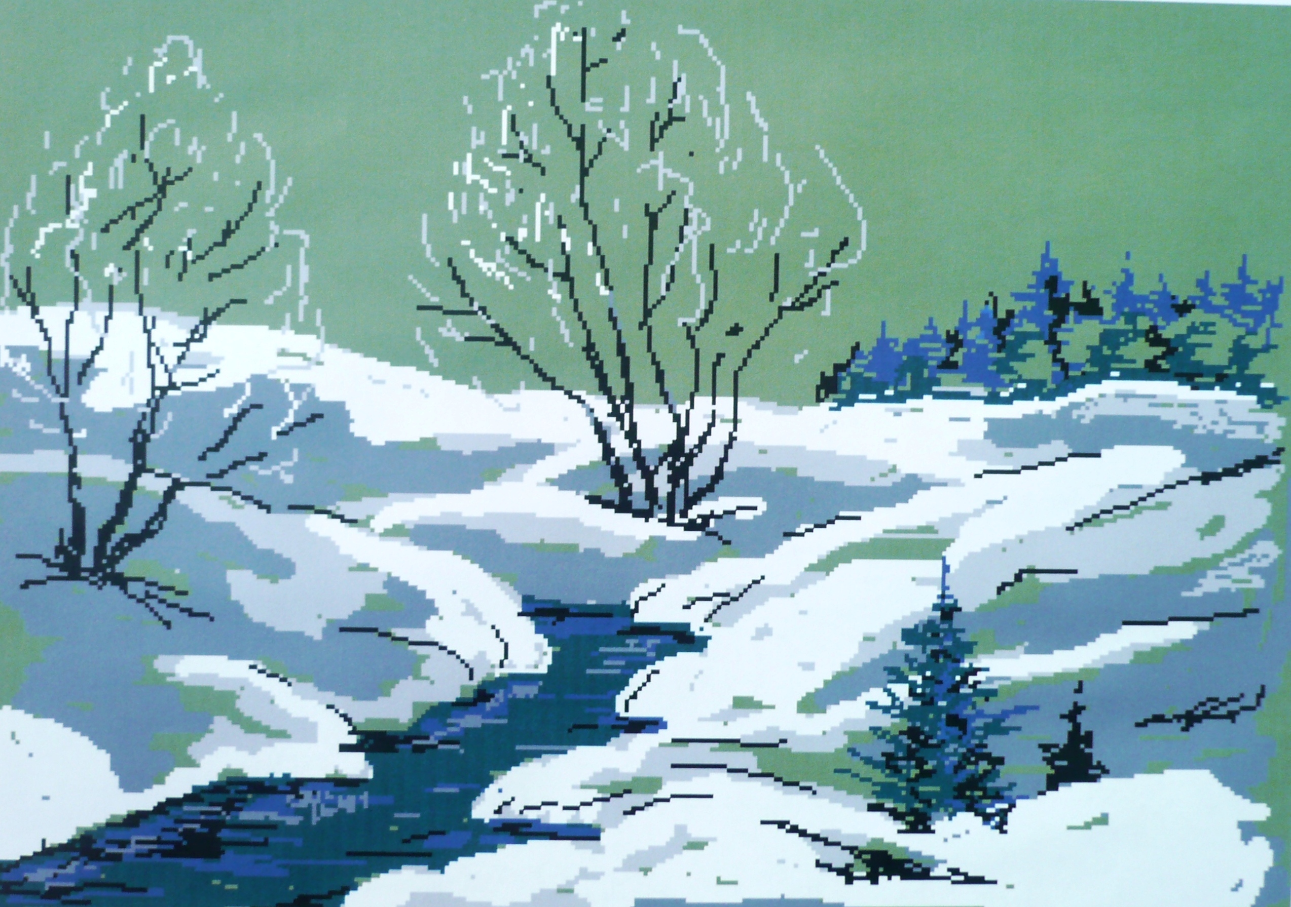 Зимний пейзаж класс. Зимний пейзаж для детей. Урок рисования зимний пейзаж. Рисование первый снег. Зимний пейзаж рисунок для детей.