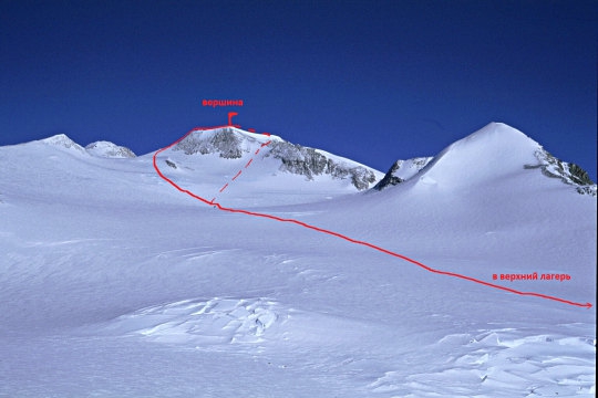 Маршрут на пик Винсон (Альпинизм, 7 вершин, антарктида, путешествия, альпинизм. пик винсон)