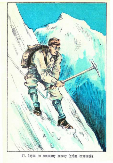 Техника альпинизма времен ОПТЭ в картинках