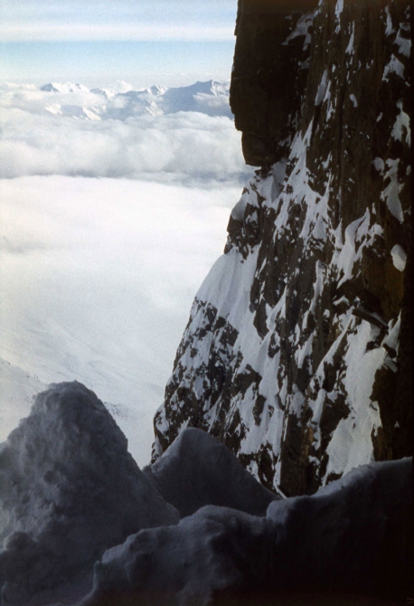 Еще немного ретро: зимняя Ушба – 89г. Фото Игоря Разуваева. (Альпинизм, сванетия, суслов, мфти)