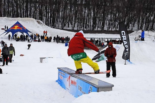 Как Никита съездил на Dnepr Open Contest (Горные лыжи/Сноуборд, new school)