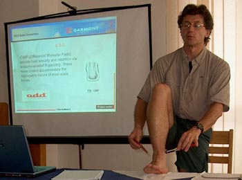Специалист по OUTDOOR обуви на ISPO Россия 2007 (обувь, снаряжение, лекция)