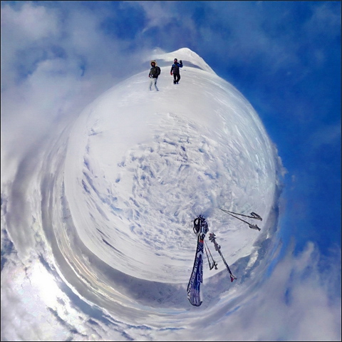Эльбрус. Другое измерение. (Горный туризм, 360, pano, green sun, панорамы, кавказ, горы, фото)