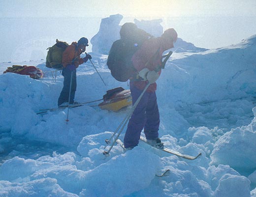 Северный полюс 18 лет назад (Путешествия, лыжи, полярная экспедиция)