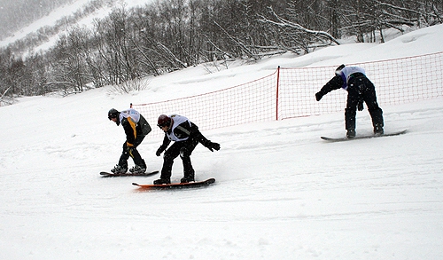 Зимние игры в Цее (Горные лыжи/Сноуборд, цей, сноуборд, бордер-кросс)