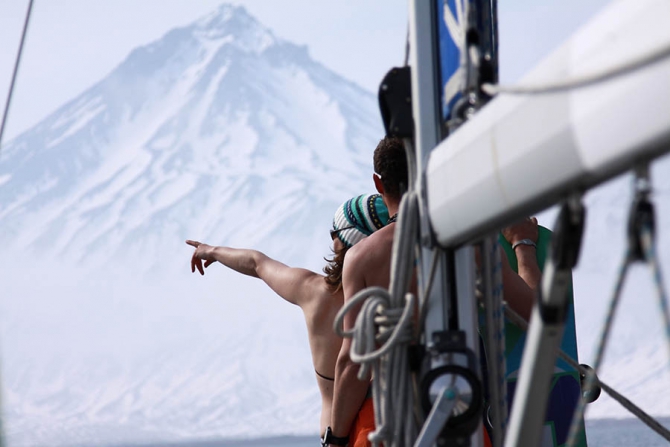 Камчатка. Мечты сбываются! (Бэккантри/Фрирайд, sailing backcountry, kamchatka freeride community, ски-тур)