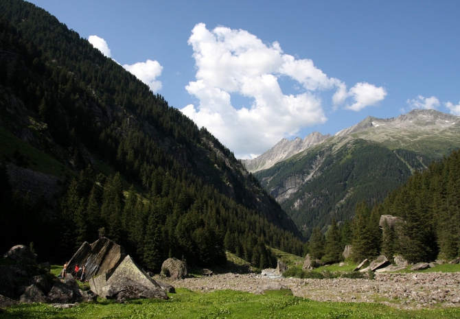 Sundergrund - болдеринг в Zillertal