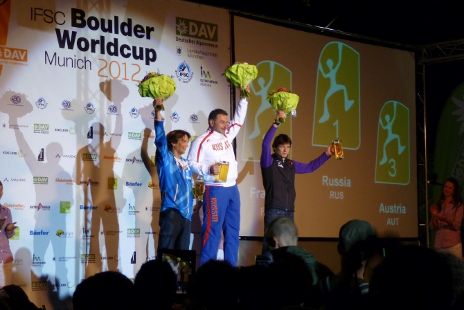 Скалолазный Мюнхен. Boulder Worldсup 2012 (Скалолазание, боулдеринг, кубок мира)