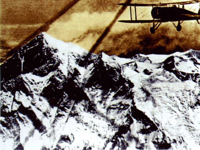 Первый перелет через Эверест - 3 апреля (полет)