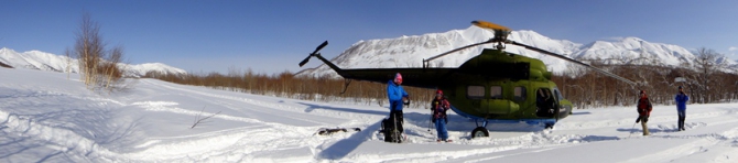 Камчатка. Хели Каждый День (Heli Every Day). (Горные лыжи/Сноуборд, вертолетное катание, вертолет, хелиски, kamchatka freeride community)
